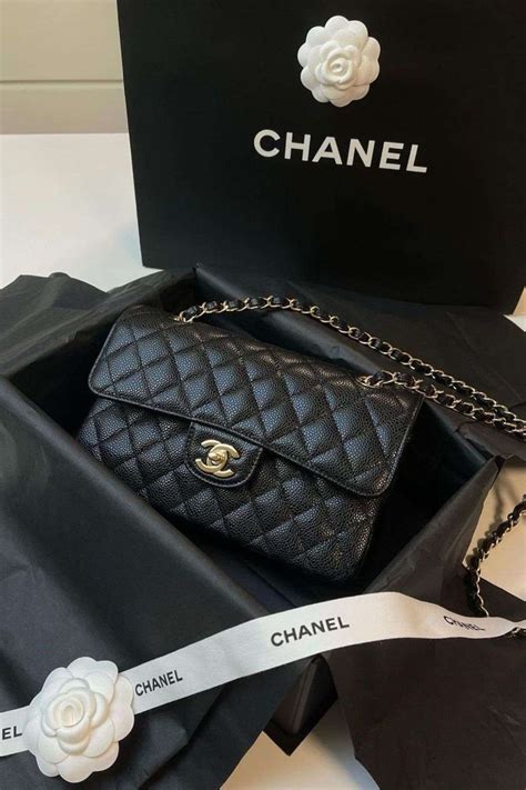 chanel purse caviar leather|Chanel 101: Lambskin vs. Caviar .